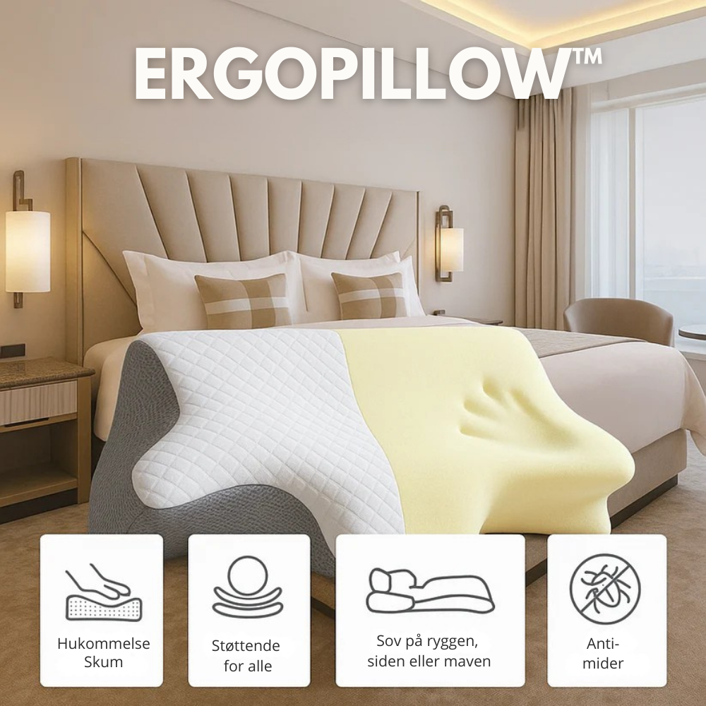 Restora™ | Ergonomisk nackkudde i memoryskum
