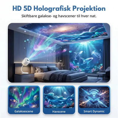 Stellara™ | Galax- och havsprojektor för levande ljus