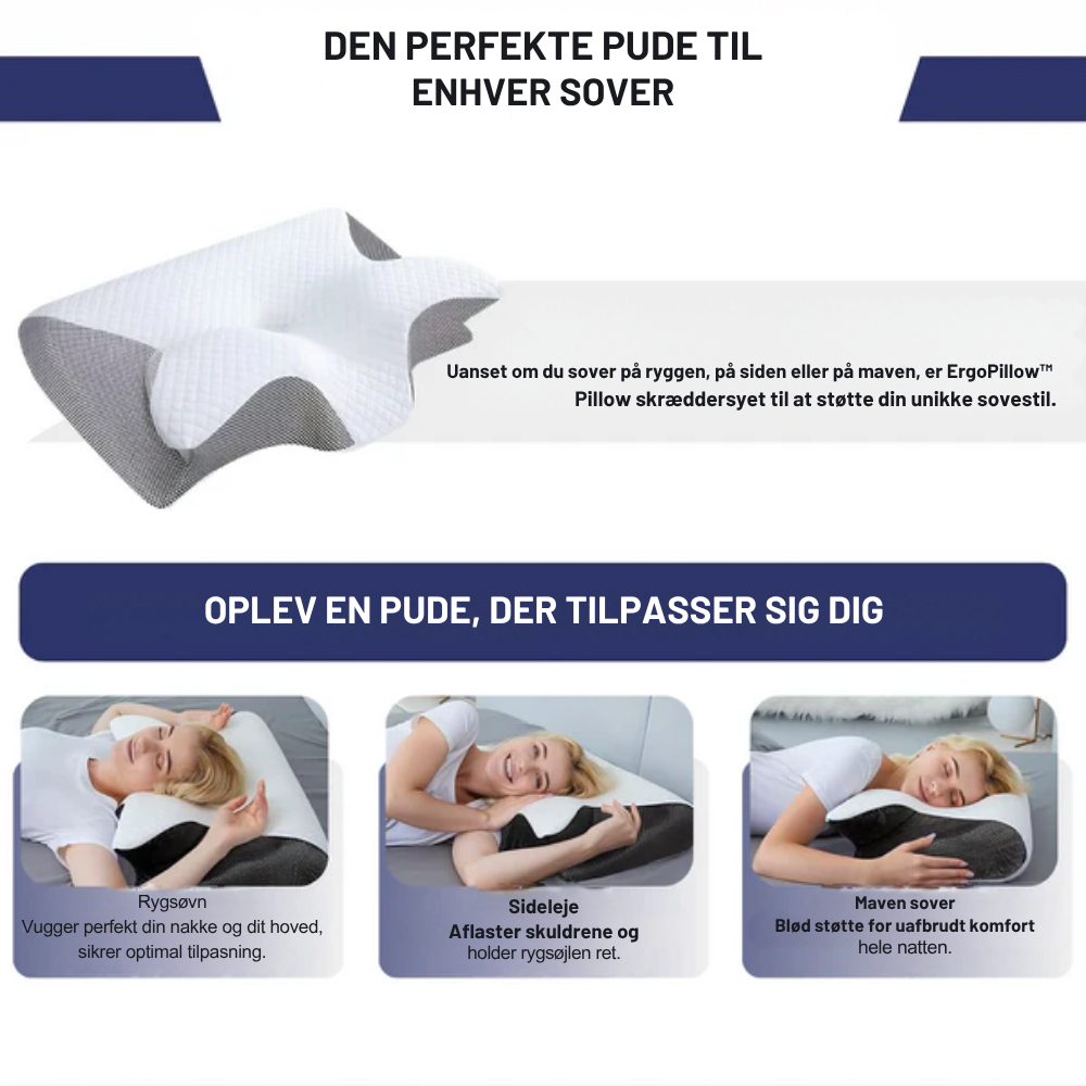 Restora™ | Ergonomisk nackkudde i memoryskum