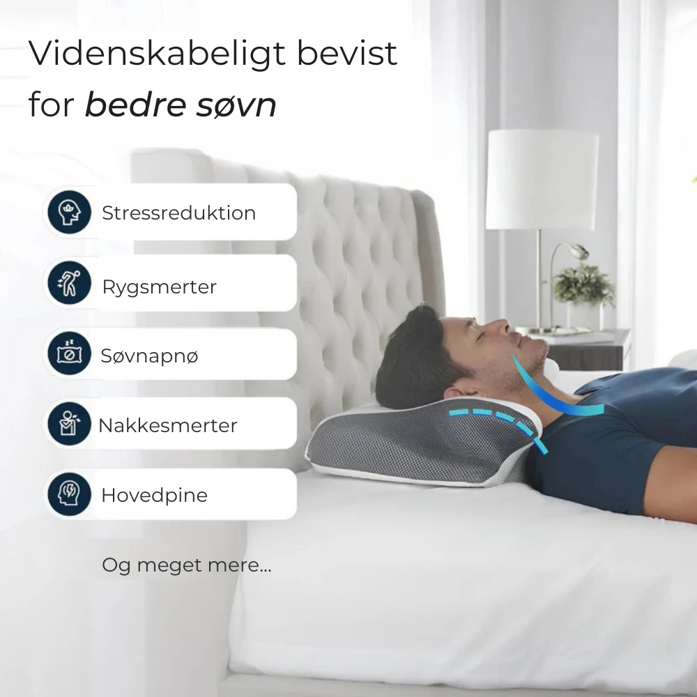 Restora™ | Ergonomisk nackkudde i memoryskum