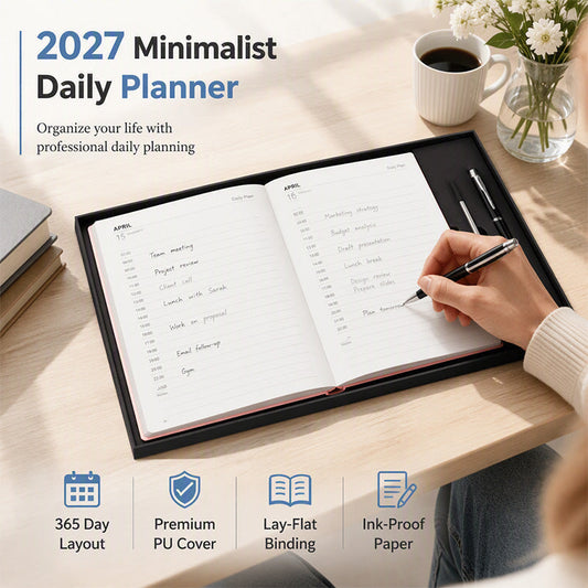 Stillday™ 2027 | Minimalistisk dagplanerare