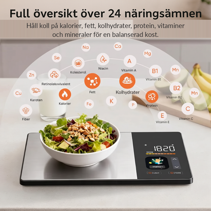 Measura™ | Smart köksvåg med näringsanalys