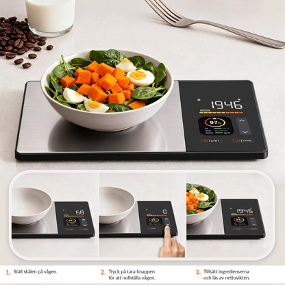 Measura™ | Smart köksvåg med näringsanalys